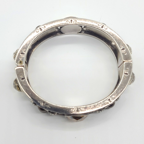 Brighton "SELENE" Hinged Cuff with Magnetic Clasp and Swarovski Crystals - Picture 9 of 13